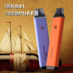 ISK041 POD Descartável 1500 Puffs Retângulo vape pen
