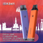 ISK041 POD Descartável 1500 Puffs Retângulo vape pen