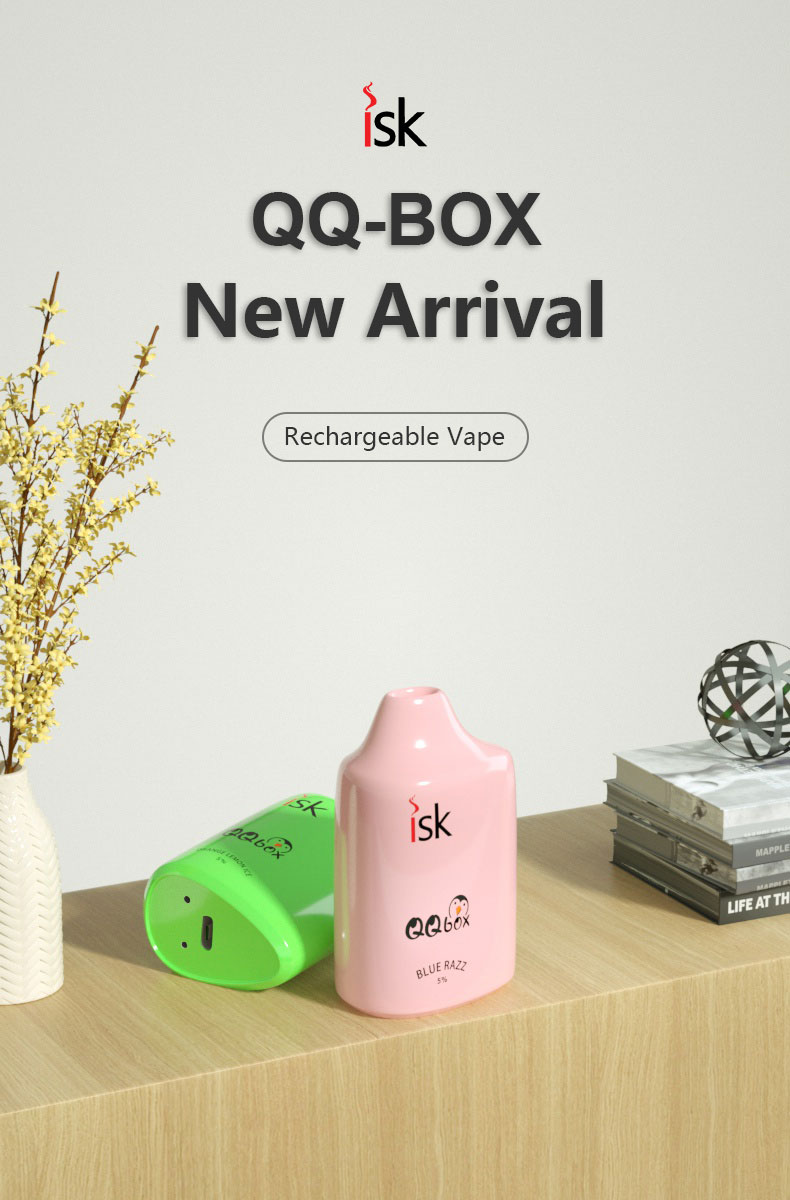 QQ-Box recarregável POD Descartável 5000 Puffs 5% nicsalt