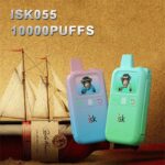 ISK055 Vape POD Descartável 10000 Puffs 20ml com bateria recarregável de fluxo de ar ajustável